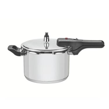 Imagem de Panela de Pressão Brava 20 cm 4,5 L em Aço Inox Fundo Triplo Tramontina 62416/200