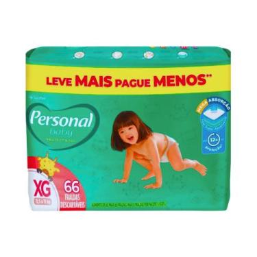 Imagem de Fralda Personal Giga 1 Pacote Tamanho XG Com 66 Unidades de 11,5 a 15 
