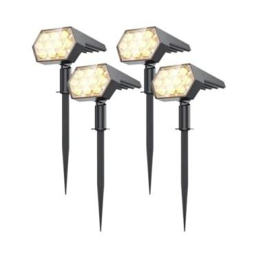 Imagem de 92 Luzes De Spot LED Solares Para Exterior, À Prova d'Água IP67, Luzes