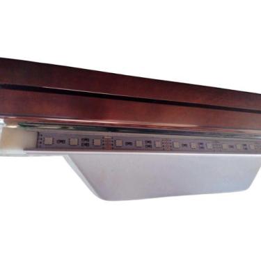Imagem de Refletor Linear 80Cm Para Iluminação De Led Rgb Para Cascata De Piscin