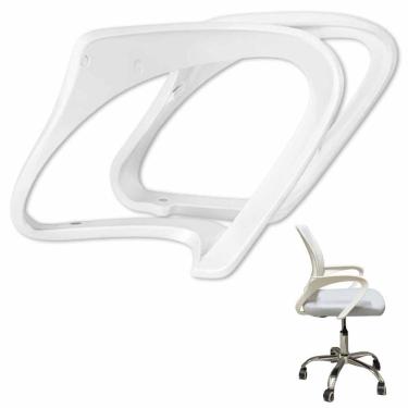 Imagem de Braços para Cadeira de Escritorio Apoio Confortavel Par Ergometrico Resistente Trabalho Estudo Casa Leitura