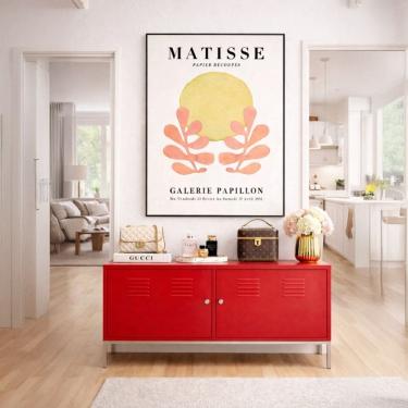 Imagem de Quadro Canvas Matisse Galerie Papillon 40x30cm Mold Preta