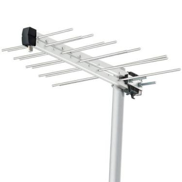 Imagem de Antena Digital Externa Aquário Log Periódica 20 Elementos