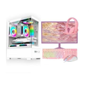 Imagem de Computador CPU PC Gamer Completo Branco Intel Core i5 Memoria Ram 16GB