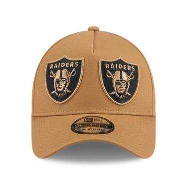 Imagem de Boné New Era 940 A-Frame Las Vegas Raiders NFL Wheat Double Vision-Masculino