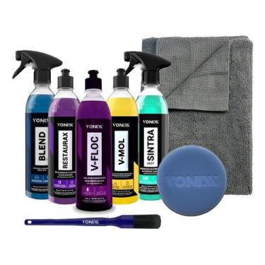 Imagem de Kit V-floc V-mol Vonixx Shampoo Cera Blend Sintra Restaurax