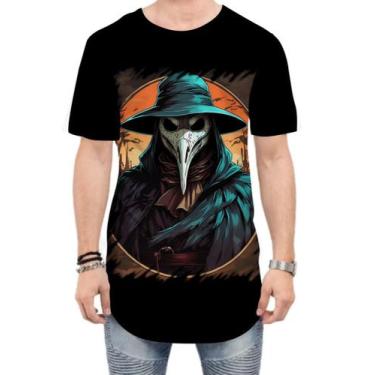 Imagem de Camiseta Longline Máscara da Peste Negra 10 - Kasubeck Store®, M