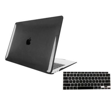 Imagem de Kit Capa Case Compativel Macbook NEW PRO 15" A1707 A1990 cor BC + Peli