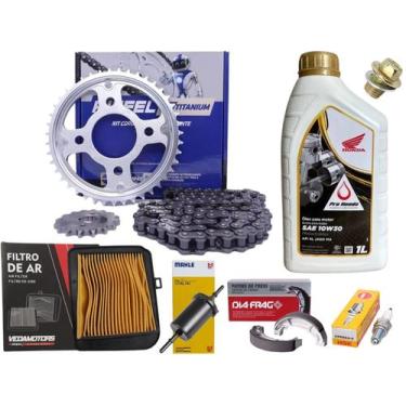 Imagem de Revisão Titan 160/ Fan 160 Relação, Óleo, Vela, Filtro, Lona - Riffel