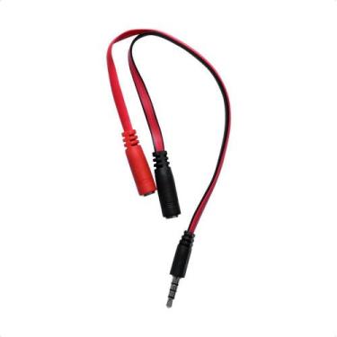 Imagem de Cabo Adaptador P3 Macho P2 Femea Fone Mic Headset OEX 402 - ENJOY