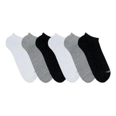 Imagem de Kit Meia Invisível Mash 50 Pares Algodão Sem Cano Esportiva, Sortidas,