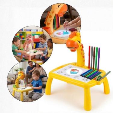 Imagem de Mesa Projetora de Desenhos Girafa Grande Brinquedo Artístico Desenvolv