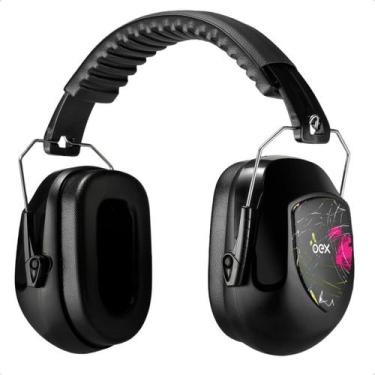 Imagem de Fone Abafador De Ruído Ab200 Protetor Auditivo - - OEX, Preto