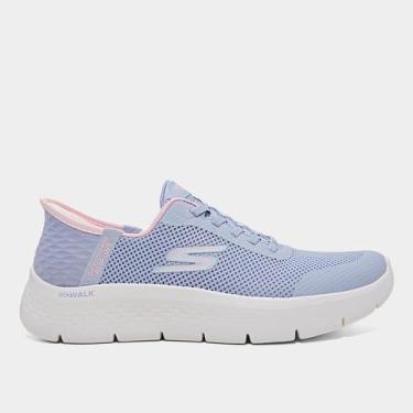Imagem de Tênis Skechers Go Walk Flex Slip Ins Feminino, Lilás, 35