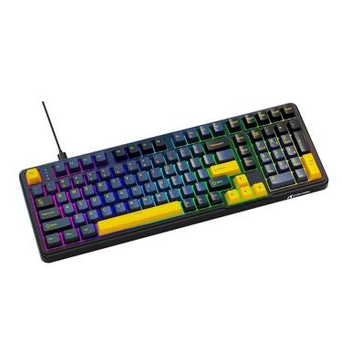 Imagem de Teclado Mecânico Gamer Attack Shark X98, Layout 98 Teclas, RGB, Star , - AS-X98-STAR-BK...