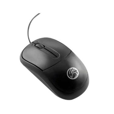 Imagem de Mouse USB Óptico BPC M129 Design Ergonômico Precisão e Conforto Preto 