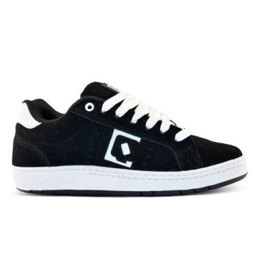 Imagem de Tênis Qix Combat Suede Skate Masculino Feminino Confortável Casual, Pr