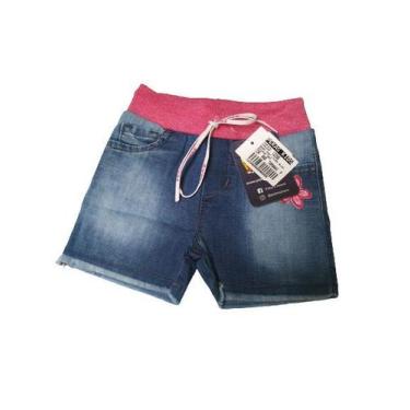 Imagem de Bermuda Infantil Feminina Lycra - Pekas Kids,  P