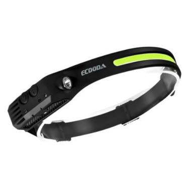 Imagem de Lanterna De Cabeça Ecooda Led Ajustável Usb Recarregável