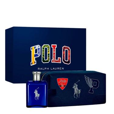 Imagem de Kit Ralph Lauren Polo Blue Masculino - Eau De Toilette 125ml + Nécessaire