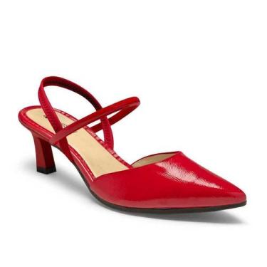 Imagem de Sapato Feminino Mississipi Scarpin, Vermelho, 35