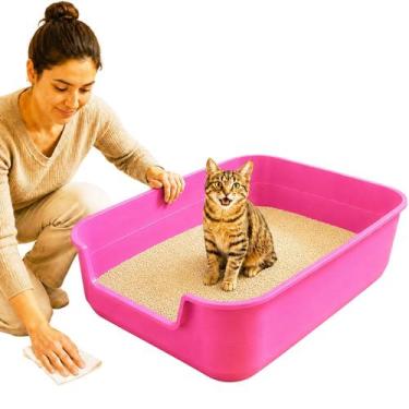 Imagem de Bandeja Gato Higienica Jumbox Areia Caixa 62X50cm Gigante - - PET IN, 