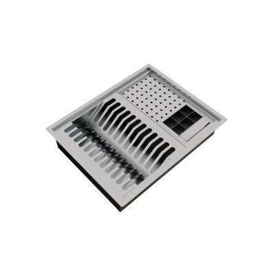 Imagem de Escorredor Calha Úmida Lateral Quadratta 50x40 Cozinha Gourmet Premium