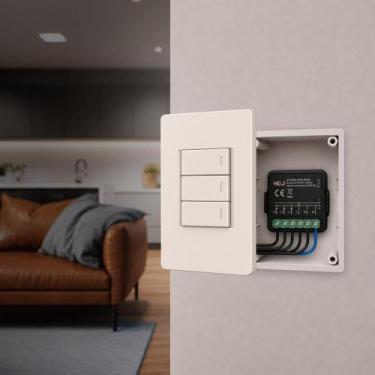 Imagem de Modulo Rele Interruptor Inteligente Trio Zigbee 3X3,3A Bivolt Cod: 291