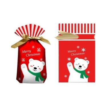 Imagem de Embalagem De Doces De Natal, Sacos De Presente Do Papai Noel, 20 Peças