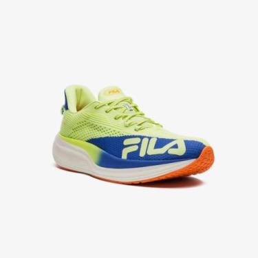 Imagem de Tenis Speedzone Fila Masculino Corrida Original - 40, Verde, Azul, Lar