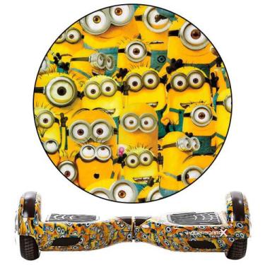 Imagem de Esqueite Elétrico 6,5 Minions HoverboardX Led e Bolsa