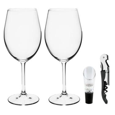Imagem de Kit Vinho Bohemia Authentic Collection 4 pçs -Bohemia - Crystal Bohemi