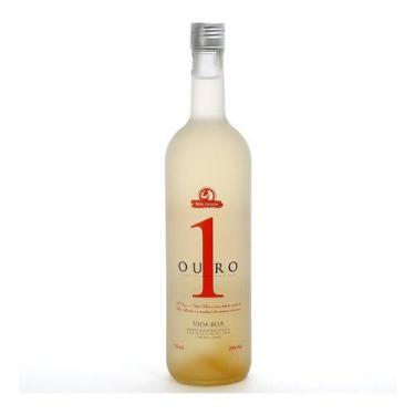 Imagem de Aperitivo Ouro 1 Vida Boa - Cachaça, Mel E Limão 750ml