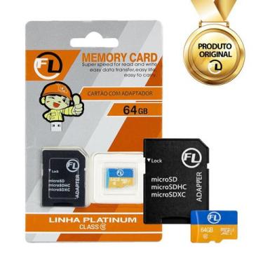 Imagem de Cartão Memória FL Sandisk Ultra 64gb 100mb/s Classe 10 Microsd