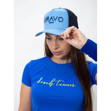 Imagem de Boné Bravo Azul com Marinho, Único, Azul, Marinho