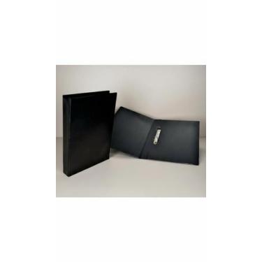 Imagem de Fichário Preto 2 Argolas PVC 25x33.5cm - Congratulations Store