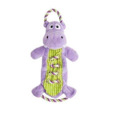 Imagem de Brinquedo de Corda Hipopótamo para Cães - PETTA