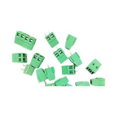 Imagem de 50/100 Peças Bloco De Terminais De Fio Com Parafuso KF 2P 3P Conector 