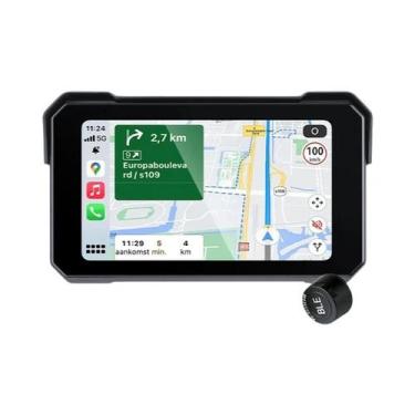 Imagem de Navegação GPS Para Motocicleta À Prova d'Água De 5 Polegadas Com Andro