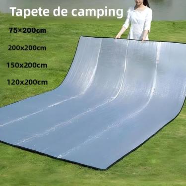 Imagem de Tapete De Camping Portátil À Prova d'Água Em Alumínio, Resistente À Um