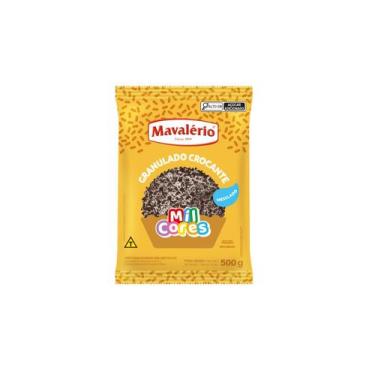 Imagem de Chocolate Granulado Mesclado 500g - Mavalerio