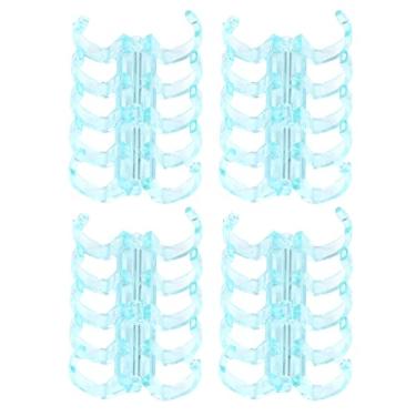 Imagem de Anéis de encadernação, 11 mm de espessura de encadernação Material transparente Material de escritório Escrita gratuita para material de escritório para uso escolar(Azul limpo)