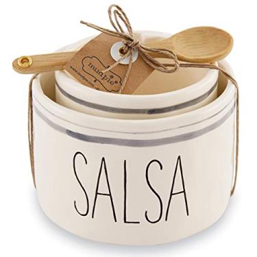 Imagem de Conjunto de tigelas de salsa e guac Mud Pie