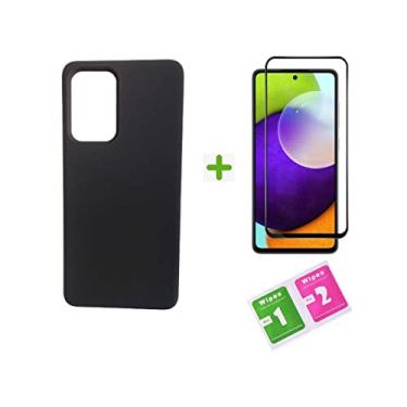 Imagem de Kit Capa Capinha Case Aveludada Silicone Compatível Samsung Galaxy A52S 5G Tela 6.5"