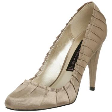 Imagem de STEVEN by Steve Madden Sapato feminino plissado, Champanhe, 13