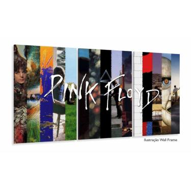 Imagem de Quadros Decorativos Musica Pink Floyd 120x60 3 peças em Teci