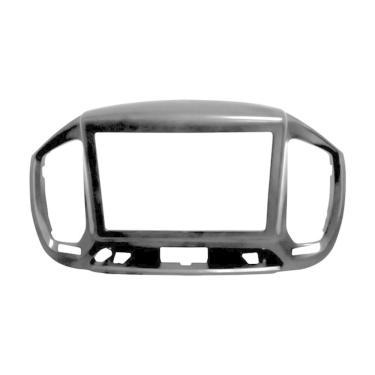 Moldura 2 Din Para MP5 Fiat Uno Mille e Fiorino 04/13 Preto Fosco