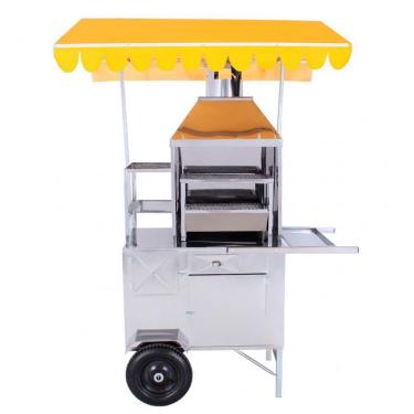 Imagem de Carrinho de Churrasco Inox  Com Churrasqueira De 50cm 67200