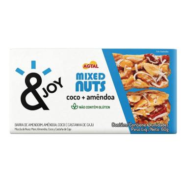 Imagem de Barra de Cereais &Joy Mixed Nuts Coco e Amêndoa