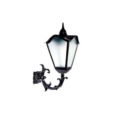 Imagem de Luminária Colonial Romana Grande com Braço em Alumínio 80cm